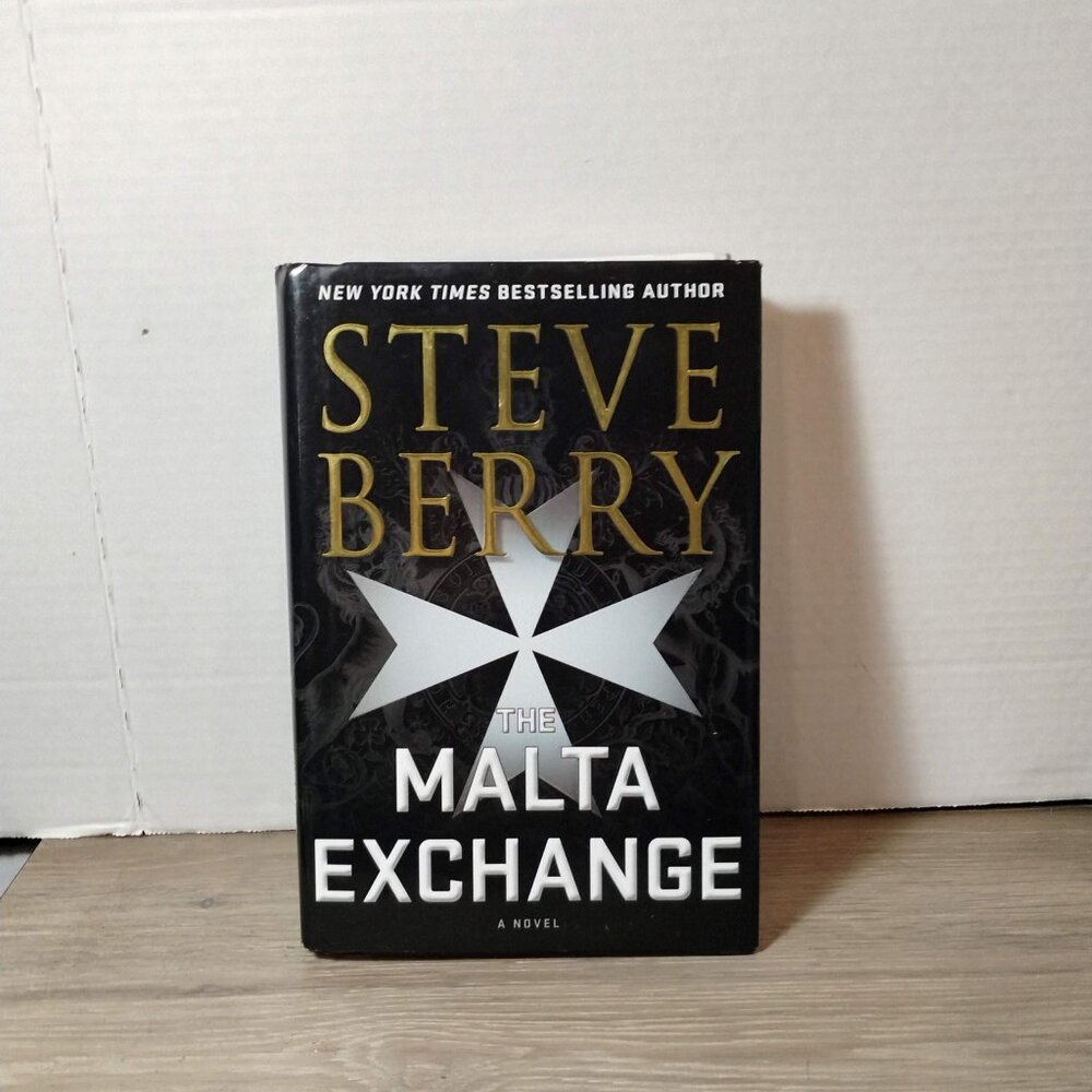 1st Print Steve Berry Malta Exchange (Cotton Malone #14) 1st Ed Hardcover Book